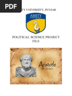 Political Science Project File: Amity University, Punjab