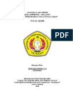 Analisa Laju Erosi Das Amprong - Malang Akibat Perubahan Tata Guna Lahan Tugas Akhir