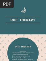 Diet Therapy Lec