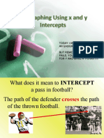 4.4 Graphing Using Intercepts