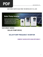 SG320 Solar Pumping Drive Catalog