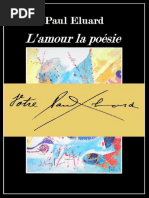 L'amour La Poésie (Paul Eluard)