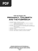 Obg Icd-10 Pregnancy, Childbirth, Puerperium