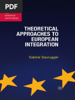 SAURUGGER, Sabine. Theoretical Approaches To European Integration. 2014