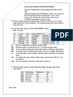 XII CS - Answer