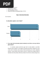 Interview Survey - University Education