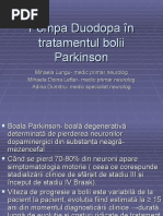 Pompa Duodopa in Boala Parkinson 2020