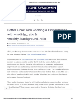 Better Linux Disk Caching & Performance With VM - Dirty - Ratio