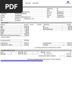 Pay Slip Aug-22