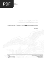 Lineamientos para El Accionar de Los Pedagogos de Apoyo A La Lineamientos para El Accionar de Los Pedagogos de Apoyo A La Inclusión Inclusión