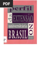 Perfil Da Extensão Universitária No Brasil