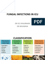 Fungal Infections in Icu