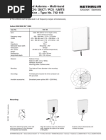 Antena Directiva Indoor - Kathrein - K742 149 - DUAL - UMTS