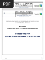 QM-R83-PL-4024 Procedure For Notification of Inspection Activities