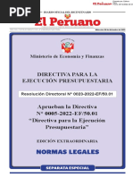 Aprueban La Directiva No 0005 2022 Ef5001 Directiva para Resolucion Directoral No 0023 2022 Ef5001 2138389 1