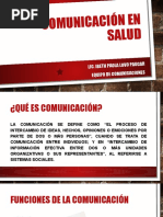 Comunicación en Salud