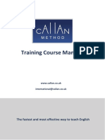 Callan Method Training Course Manual - 2017