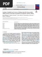 Leaching of Lepidolite and Recovery of Lithium Hydroxide From Pu - 2021 - Hydrom