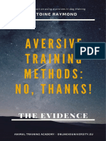 Ebook - Aversive Training Methods and Papers Ver1