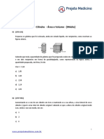 Geometria Espacial Cilindro Area Volume Medio