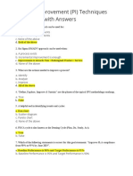 Process Improvement (PI) Techniques MCQs Quiz With Answers by Genesis Mudarra