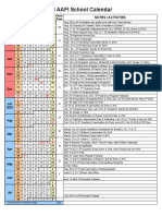 AAFI School-Calendar-2022-2023