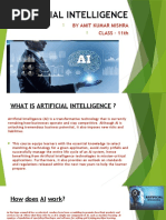 On Artificial Intelligence by - Amit Kumar Mishra