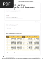 (KM) TS W3 - Written Communication Skill Assignment