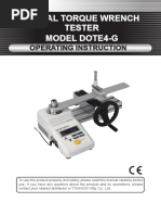 Gaya - Torque Tester Tohnichi manual-DOTE4-G