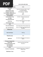 TATA Trucks Tractor Trailers Specifications