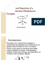 Synthesis and Re Activity of A Cycloheptatriene Molybdenum Complex