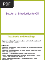 Session Introduction To Operations Management