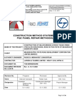 PQC Panel Repair Methodology