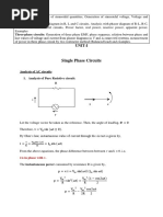 Unit 1 NOTES 2022 EEE BRANCH