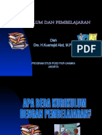 Kurikulum Dan Pembelajaran