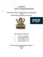 Laporan Praktikum Farmakognosi Susut Kering Dan Kadar Abu