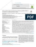 Serious Adverse Events of Special Interest Following MRNA COVID-19