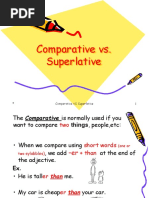 Presentacion Comparative Vs Superlative Adjetives