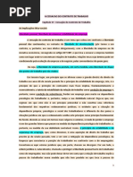 A CESSACAO DO CONTRATO DE TRABALHO - Resumo Do Capitulo 17,18,19,20,21,22