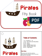 Pirate Flip Book Flashcard