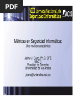 Métricas en Seguridad Informática:: Una Revisión Académica