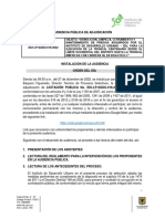 Acta de Adjudicacion IDU LP SGDU 016 2022