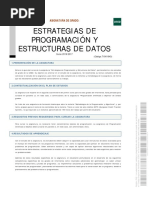 Estrategias de Programación y Estructuras de Datos