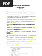 Examen A Titulo de Fisica Ii