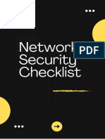 Network Security Checklist