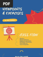 Vocal Viewpoints & Excercises