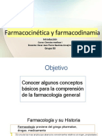 Farmacocinetica y Farmacodinamia