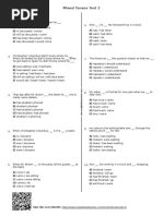 1391 - Mixed Tenses Test 3