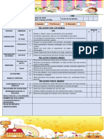 Informe de Seguimiento Al Desarrollo Infantil Por Rangos de Edad