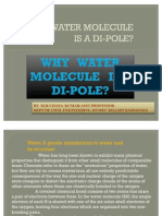 Why Water Is A Dipole